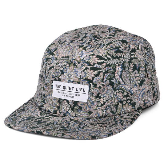 Casquette 5 Panel Paisley vert foncé-multi THE QUIET LIFE