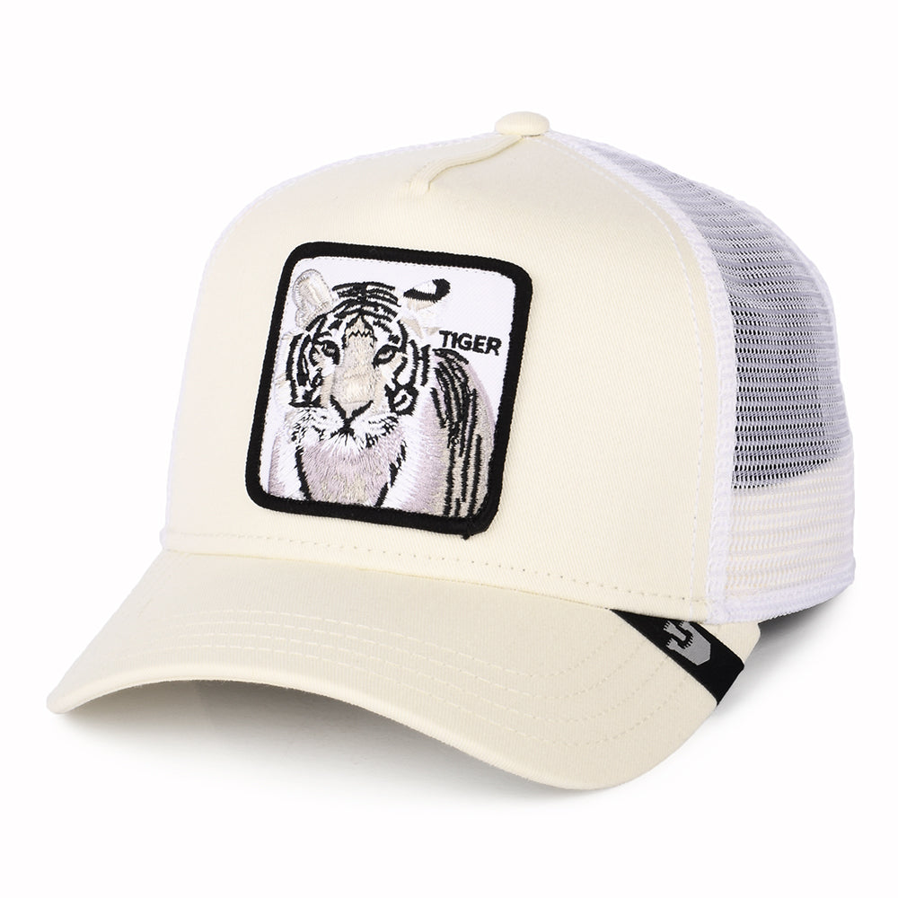 Casquette Trucker White Tiger blanc GOORIN