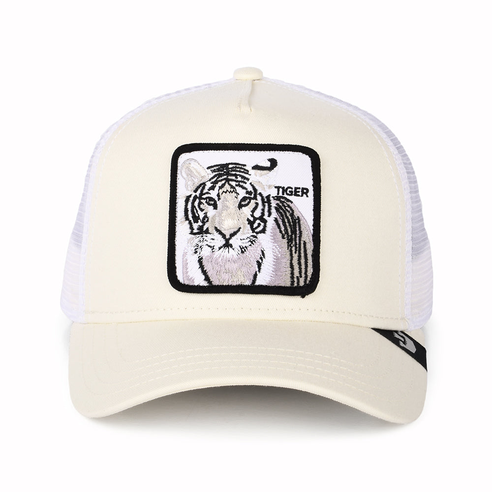 Casquette Trucker White Tiger blanc GOORIN