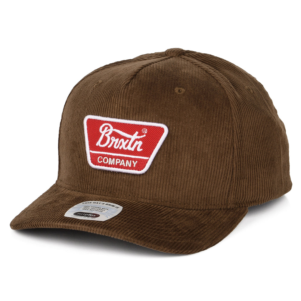 Casquette Vintage BP Oil Lima Ohio Années 80 - Snapback Vert, Velours Côtelé, USA, Occasion Propre