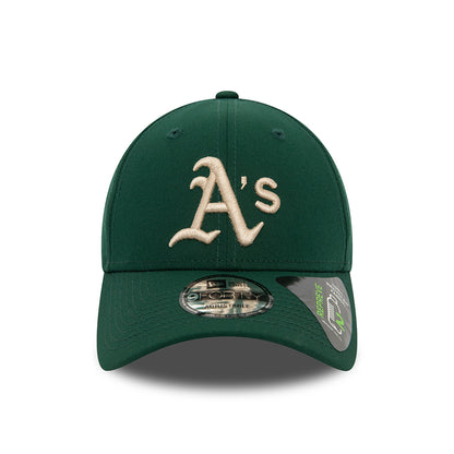 Casquette 9FORTY MLB Repreve Oakland Athletics vert foncé-pierre NEW ERA