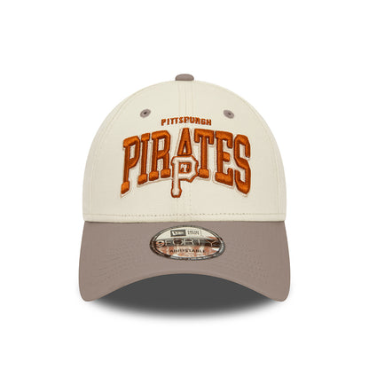 Casquette 9FORTY MLB White Crown Pittsburgh Pirates ivoire-taupe NEW ERA
