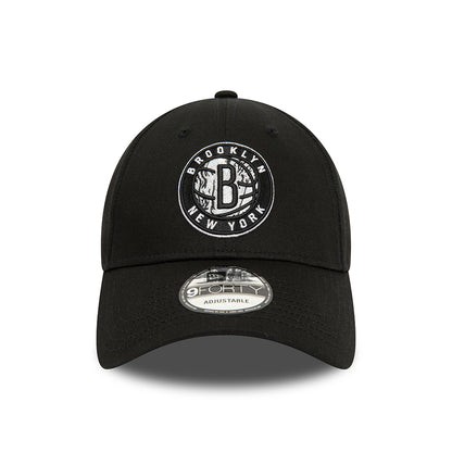 Casquette 9FORTY NBA Infill Brooklyn Nets noir-gris NEW ERA