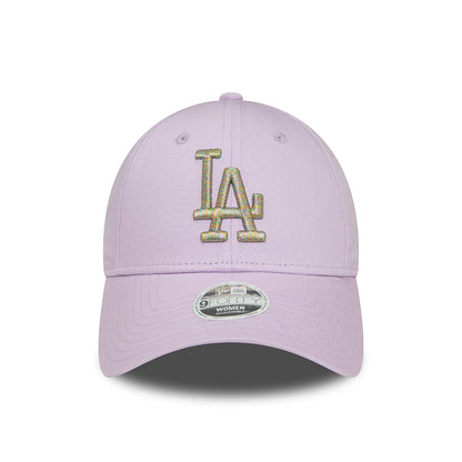 Casquette Femme 9FORTY MLB Metallic Logo L.A. Dodgers lavande-argenté NEW ERA