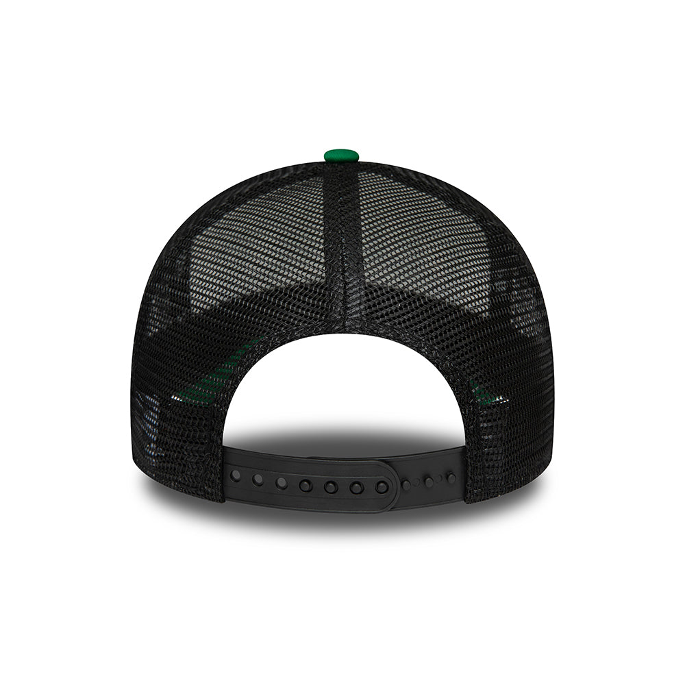 Casquette Trucker NBA Retro A-Frame Boston Celtics blanc-vert-noir NEW ERA
