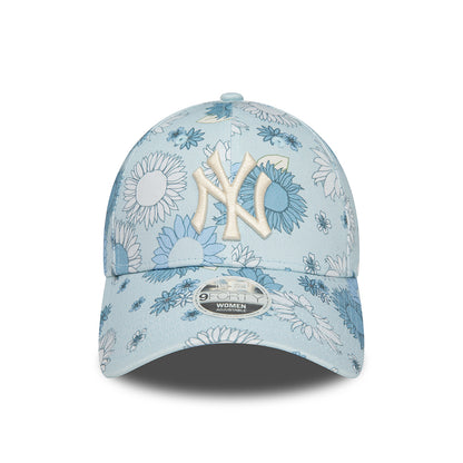 Casquette Femme 9FORTY New York Yankees bleu clair NEW ERA