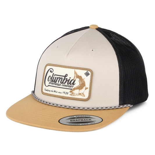 Casquette Trucker à Visière Plate West Fish pierre-camel- anthracite COLUMBIA