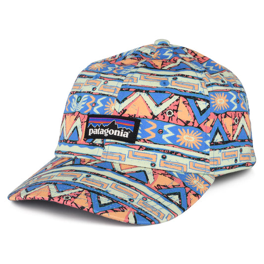 Casquette en Coton Bio High Hopes Geo Small P-6 Label Trad vert-bleu-multi PATAGONIA