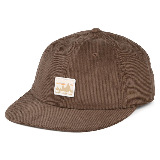 Casquette Snapback en Velours Côtelé 73 Skyline marron PATAGONIA
