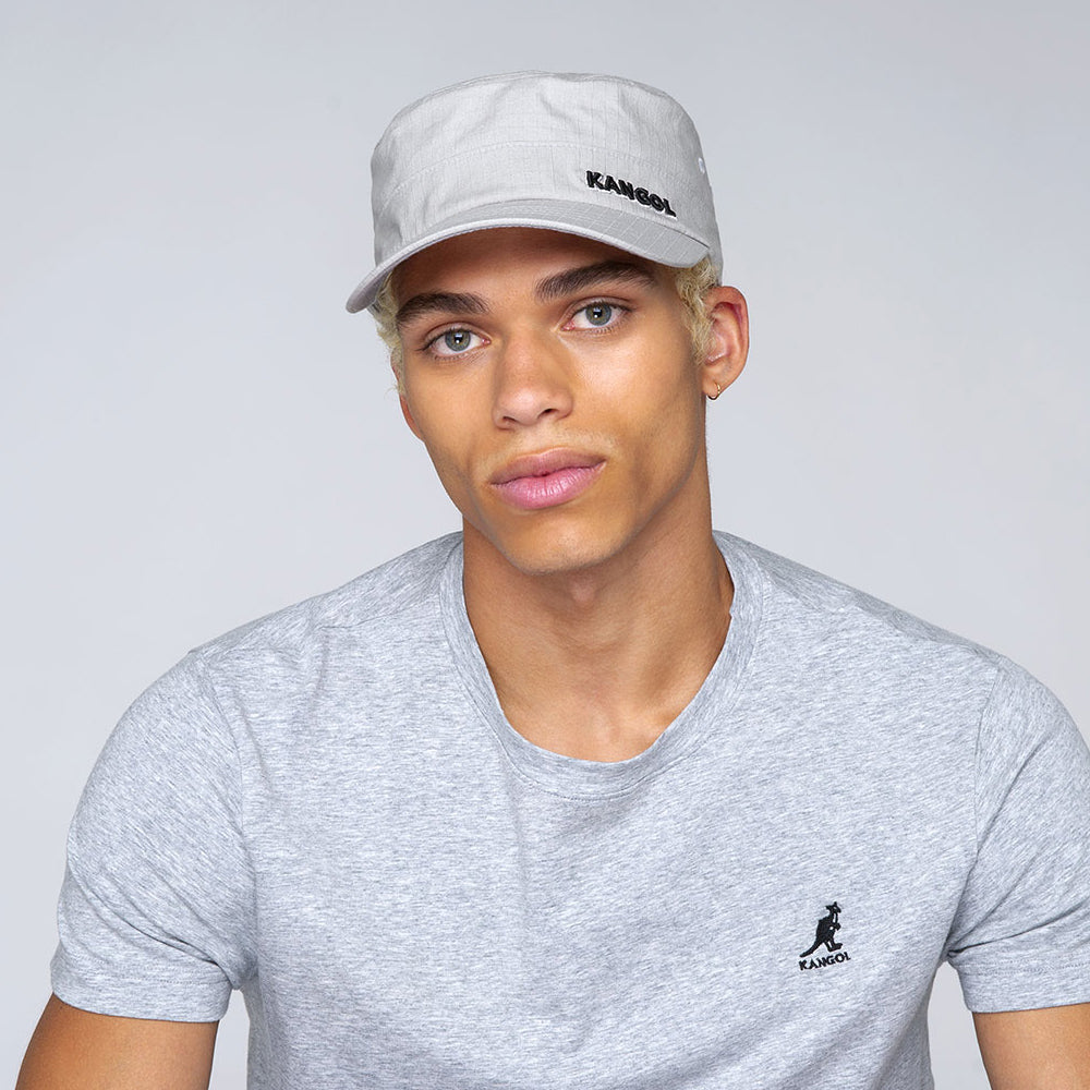 Casquette Militaire Ripstop Flexfit gris KANGOL