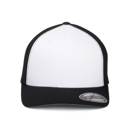 Casquette Trucker White Front noir-blanc FLEXFIT