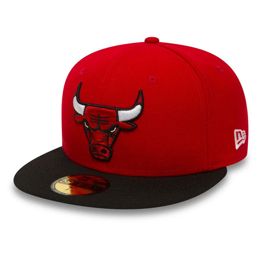 Casquette 59FIFTY NBA Essential Chicago Bulls rouge-noir NEW ERA