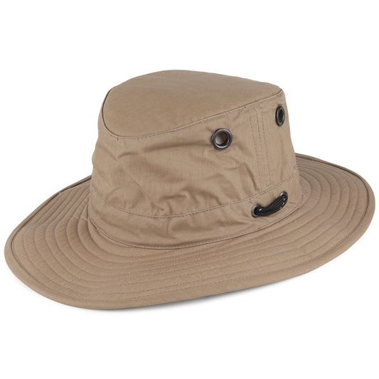 Chapeau Été Pliable En Coton Ciré LWC55 beige sable TILLEY
