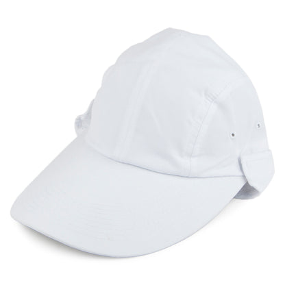 Casquette Saharienne à Rabat Amovible blanc DORFMAN PACIFIC