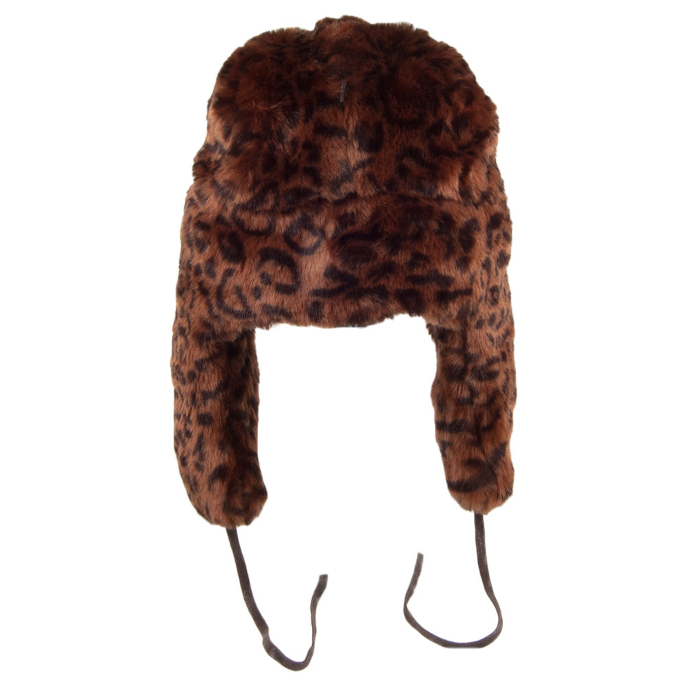 Chapka en Fausse Fourrure léopard KANGOL