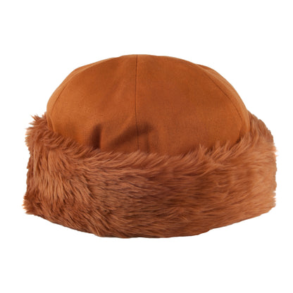 Chapeau Hiver en Fausse Fourrure Churchill ocre BRIXTON