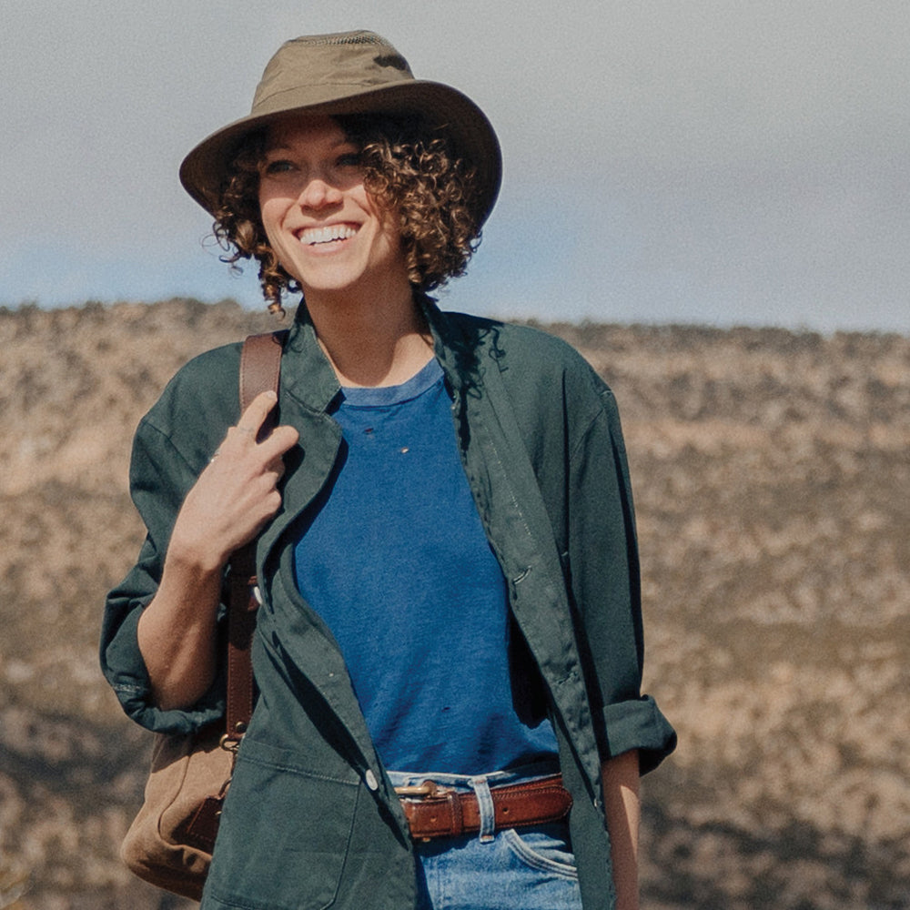 Chapeau Été Pliable LTM6 Airflo olive TILLEY