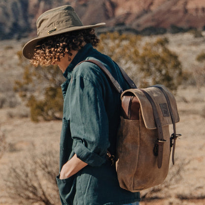 Chapeau Été Pliable LTM6 Airflo olive TILLEY