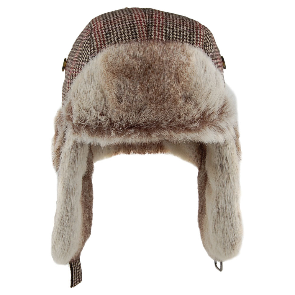 Chapka Pied-de-Poule Kamikaze marron BARTS