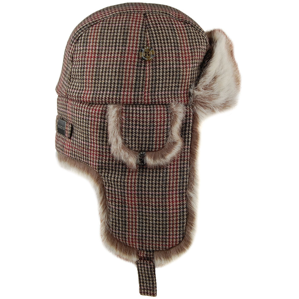 Chapka Pied-de-Poule Kamikaze marron BARTS