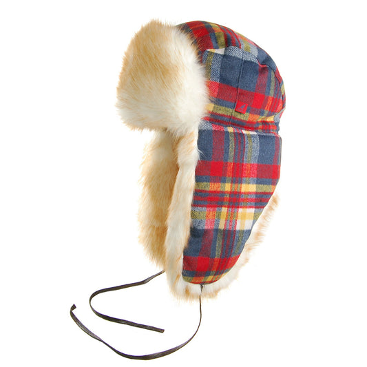 Chapka Massive bleu marine-rouge KANGOL