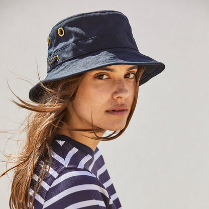 Chapeau Bob en Toile de Coton Iconic T1 bleu marine TILLEY