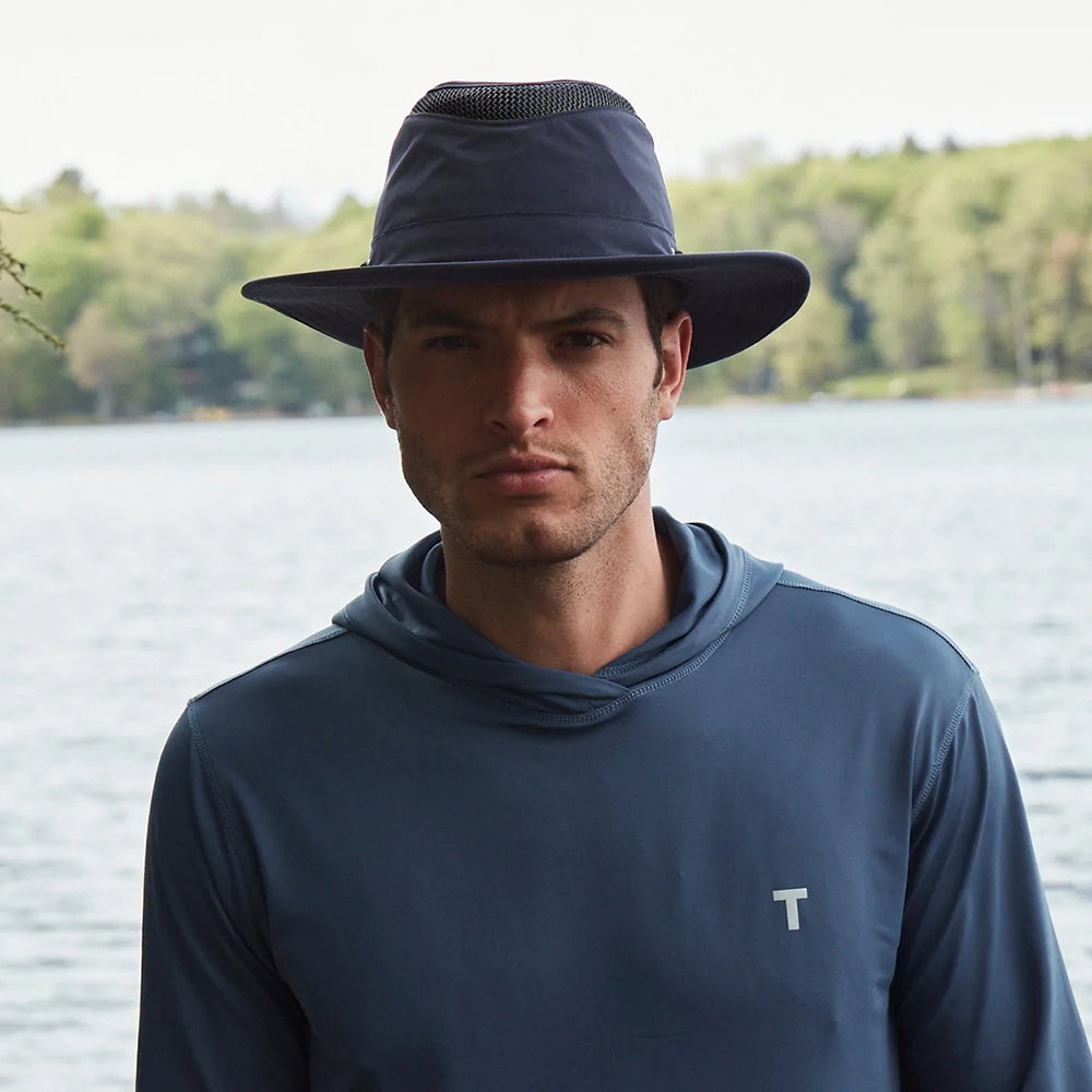 Chapeau Été Pliable LTM6 Airflo bleu nuit TILLEY