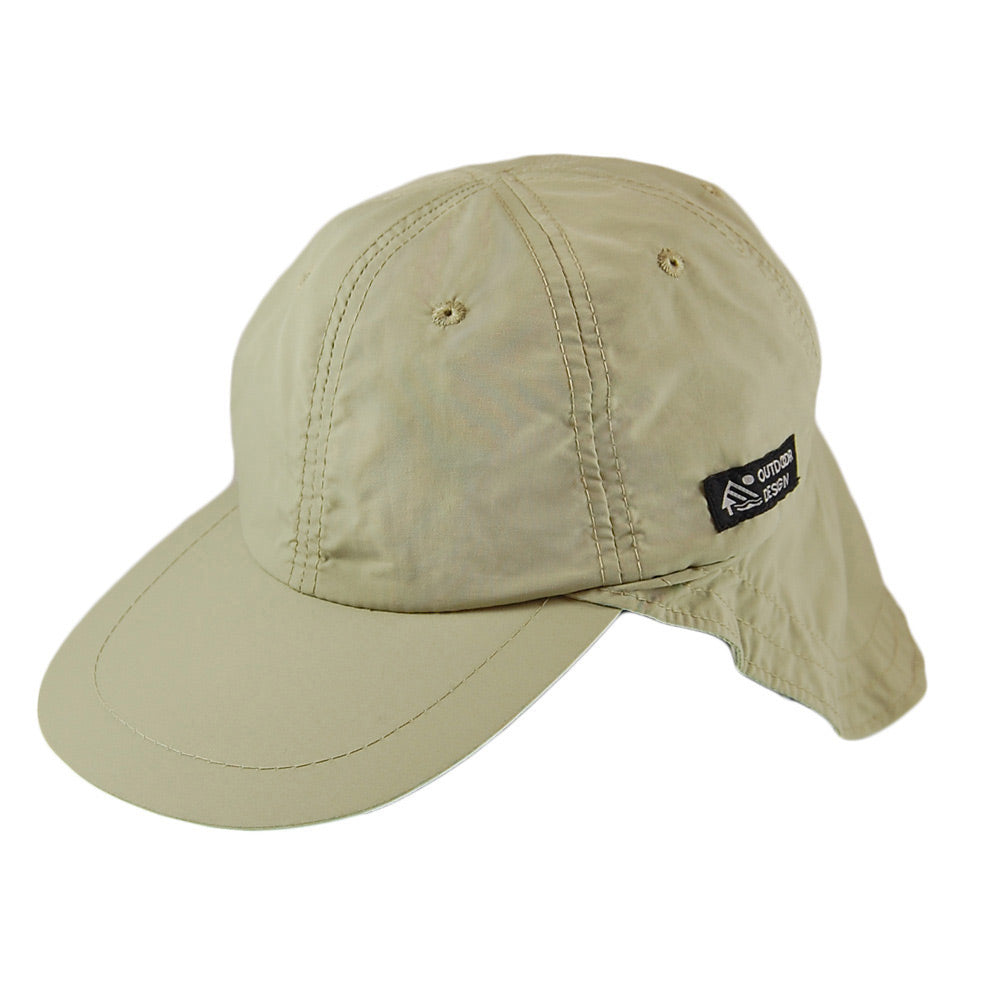 Casquette Saharienne à Rabat Supplex khaki DORFMAN-PACIFIC – Chapeaux Casquette Saharienne à Rabat Supplex khaki DORFMAN-PACIFIC – Chapeaux