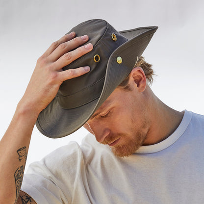 Chapeau Été Pliable Classic T3 olive TILLEY