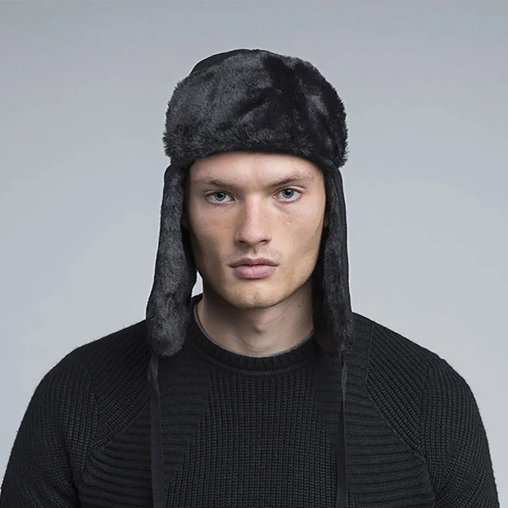 Chapka Ushanka noir KANGOL