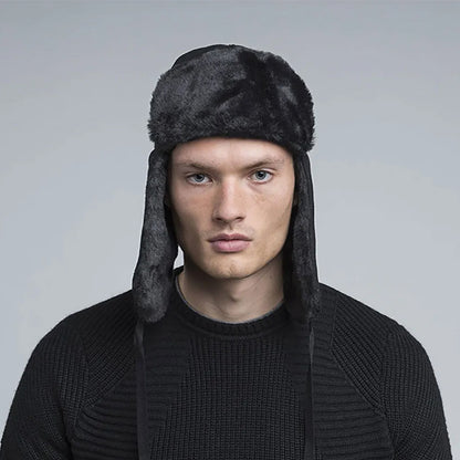 Chapka Ushanka noir KANGOL