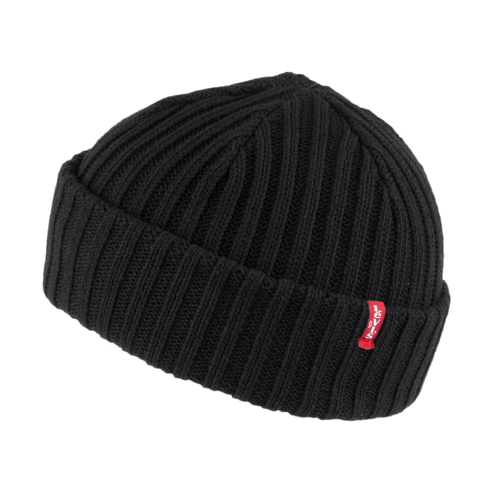 Bonnet Marin Côtelé noir LEVI'S