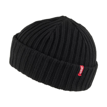 Bonnet Marin Côtelé noir LEVI'S