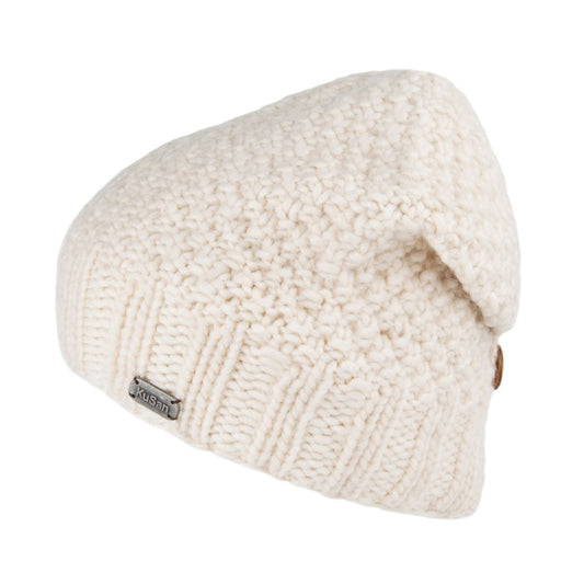 Bonnet Boutonné blanc KUSAN