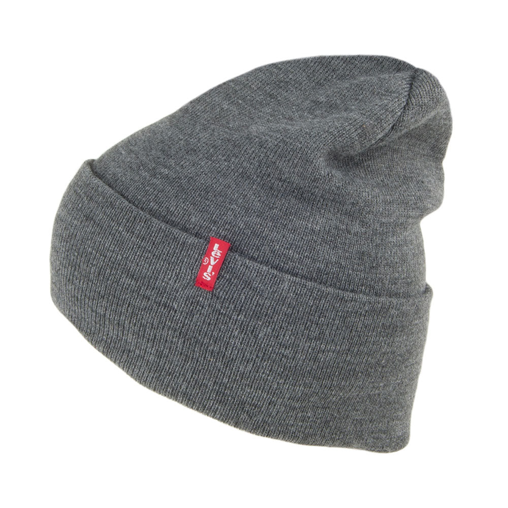 Bonnet Long New gris avec Étiquette rouge LEVI'S