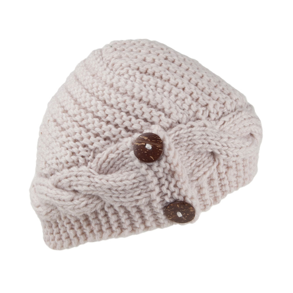 Bonnet à Boutons Emilia ivoire SCALA