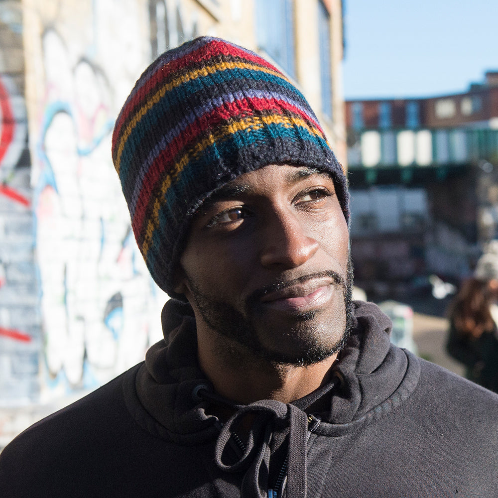 Bonnet à Rayures Brooklyn multicolore KUSAN