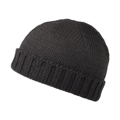 Bonnet Marin en Laine Mérinos anthracite KUSAN