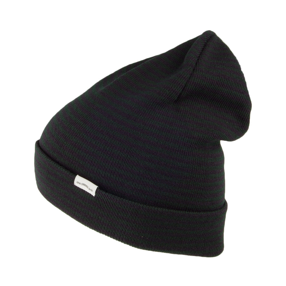 Bonnet Stripe vert-bleu LEVI'S