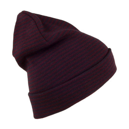 Bonnet Stripe bordeaux-bleu marine LEVI'S