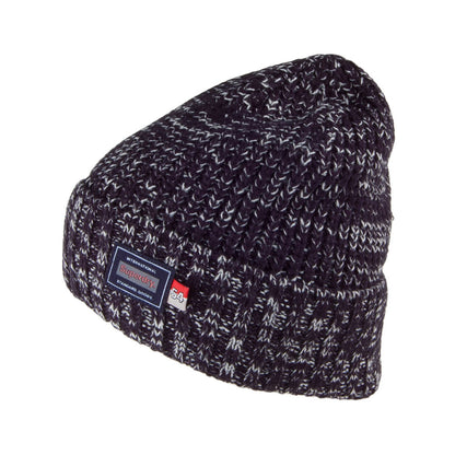 Bonnet à Revers Stockholm bleu marine SUPERDRY