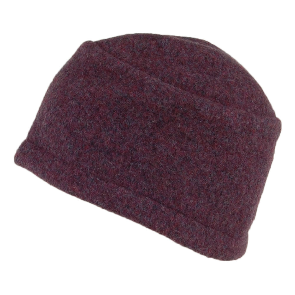 Bonnet Pull On avec Broche Winter mauve SEEBERGER