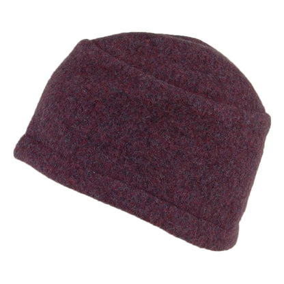 Bonnet Pull On avec Broche Winter mauve SEEBERGER