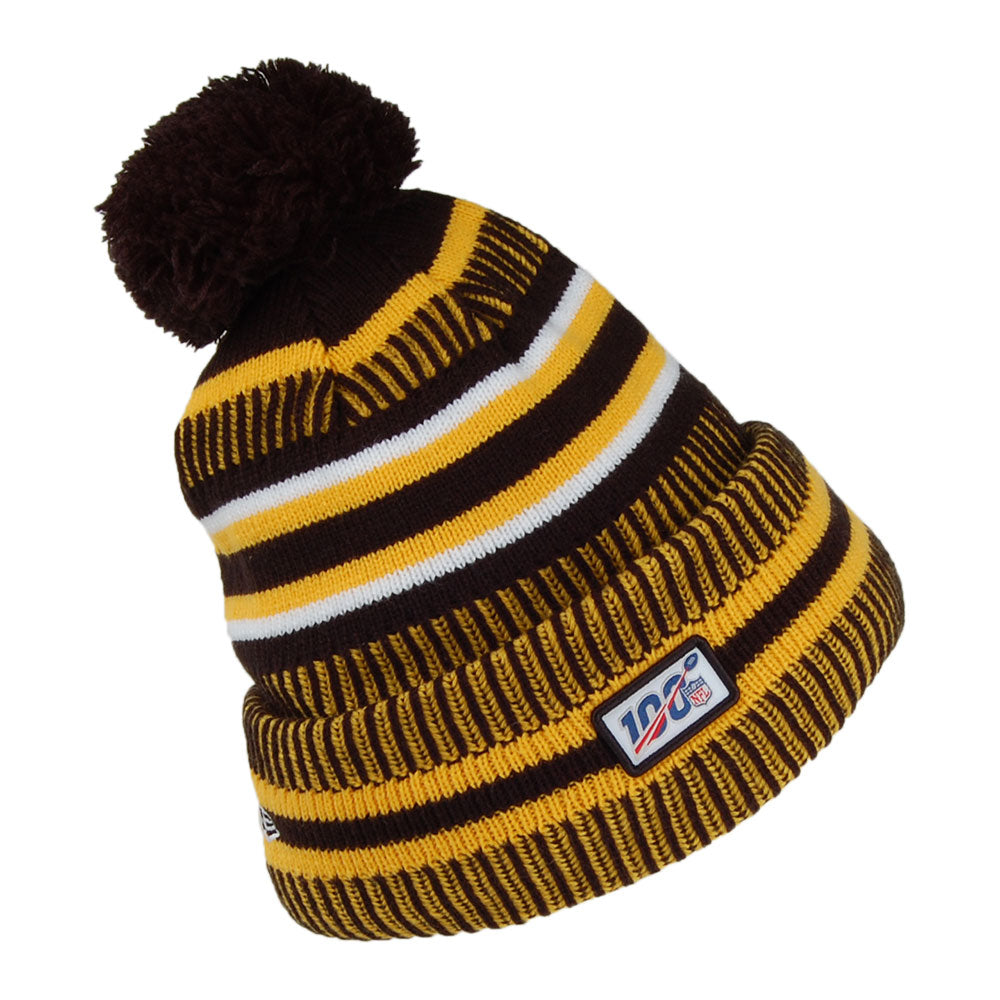 Bonnet Pompon NFL On Field Knit Pittsburgh Steelers jaune-noir NEW ERA