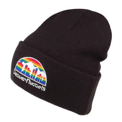 Bonnet NBA Team Logo Cuff Knit Denver Nuggets noir MITCHELL & NESS