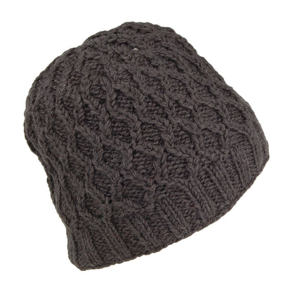 Bonnet à Torsades Brooklyn anthracite KUSAN