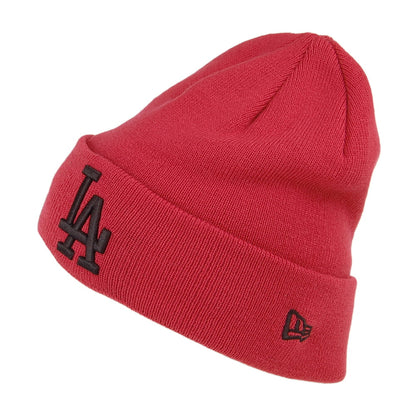 Bonnet Cuff Knit MLB League Essential L.A. Dodgers cardinal NEW ERA