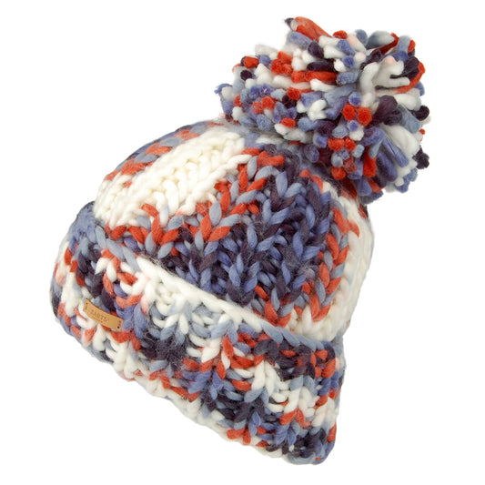 Bonnet à Pompon Long Emmaz bleu marine-multi BARTS