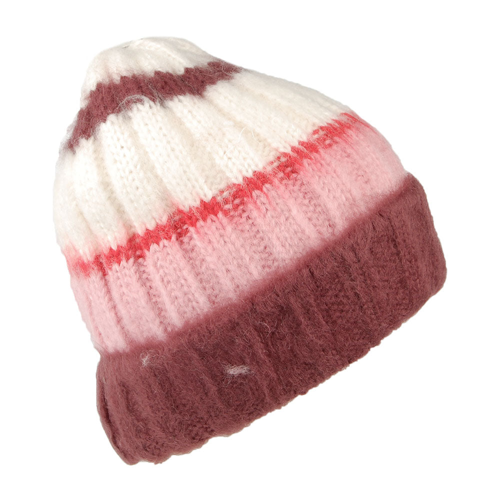 Bonnet Tricot Rayé rose-blanc LEVI'S