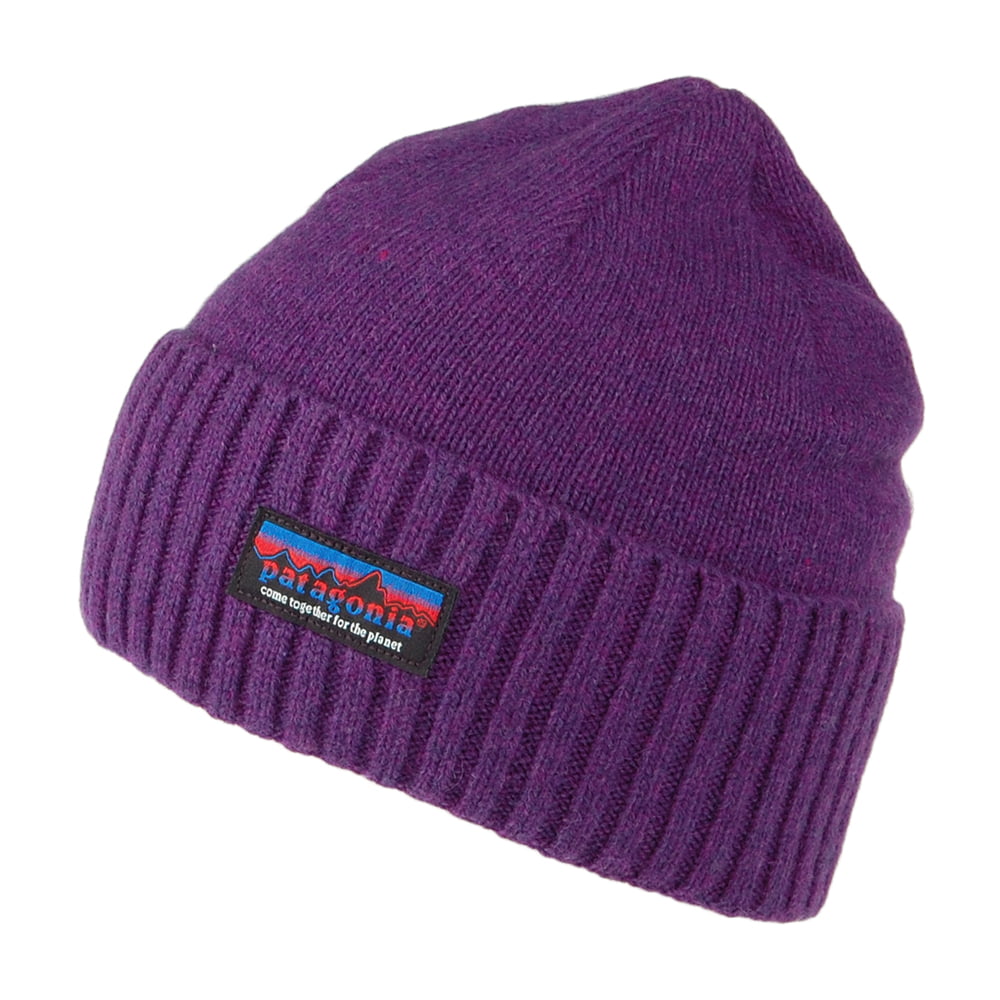 Bonnet Recyclé Together For The Planet Brodeo violet PATAGONIA
